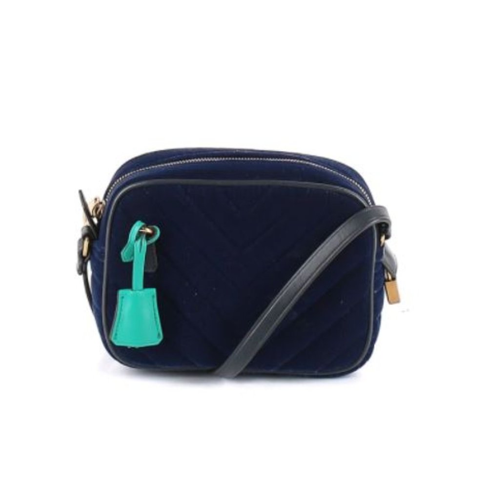 NWT J. Crew Mini Signet Velvet Crossbody‎ Purse